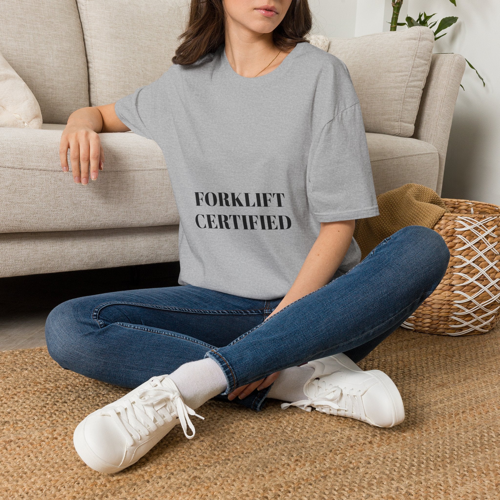 Forklift Certified T-Shirt — Industrial Worker Safety Tee