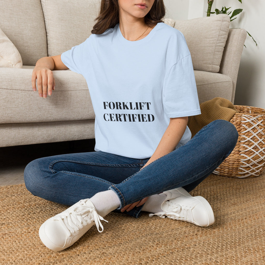 Forklift Certified T-Shirt — Industrial Worker Safety Tee
