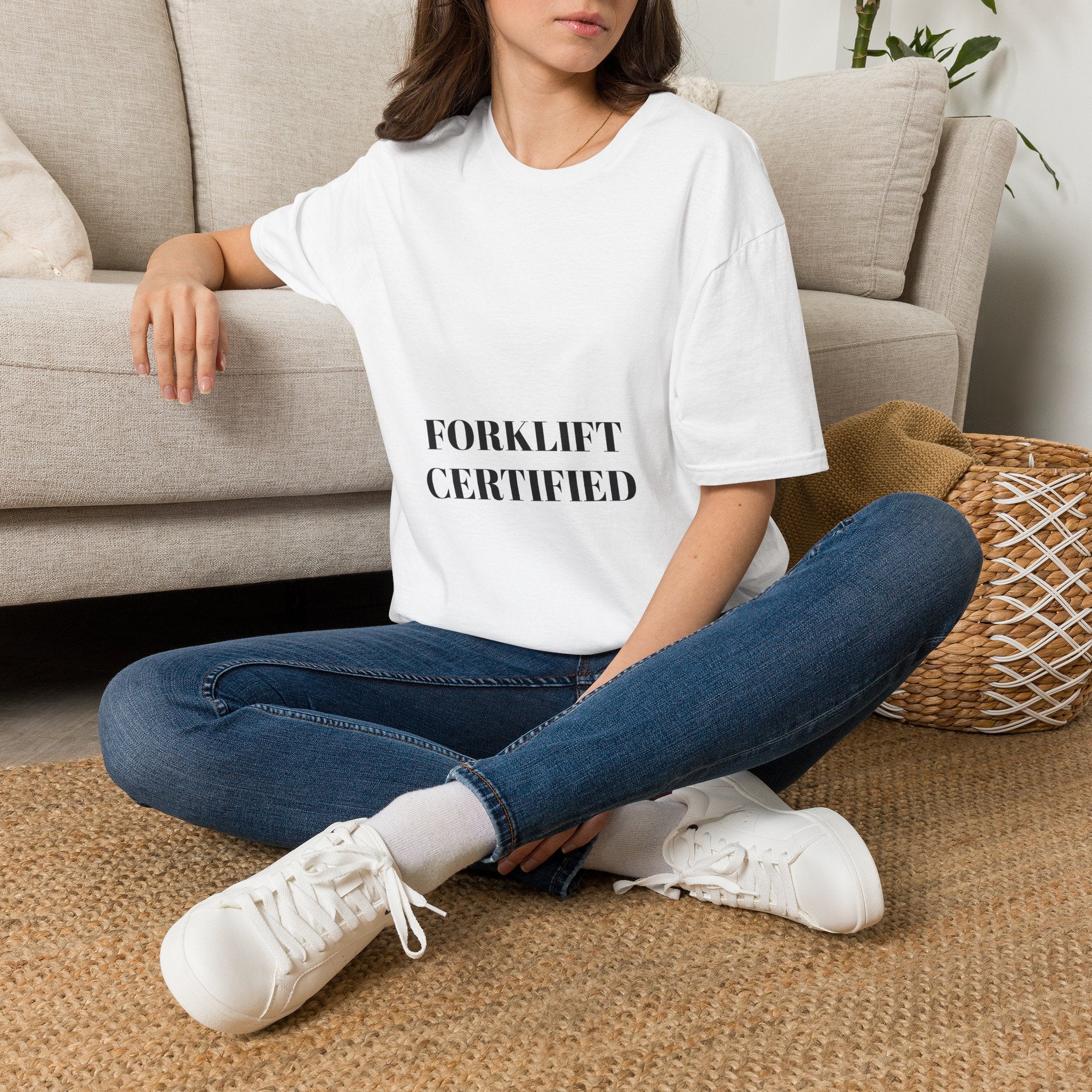 Forklift Certified T-Shirt — Industrial Worker Safety Tee