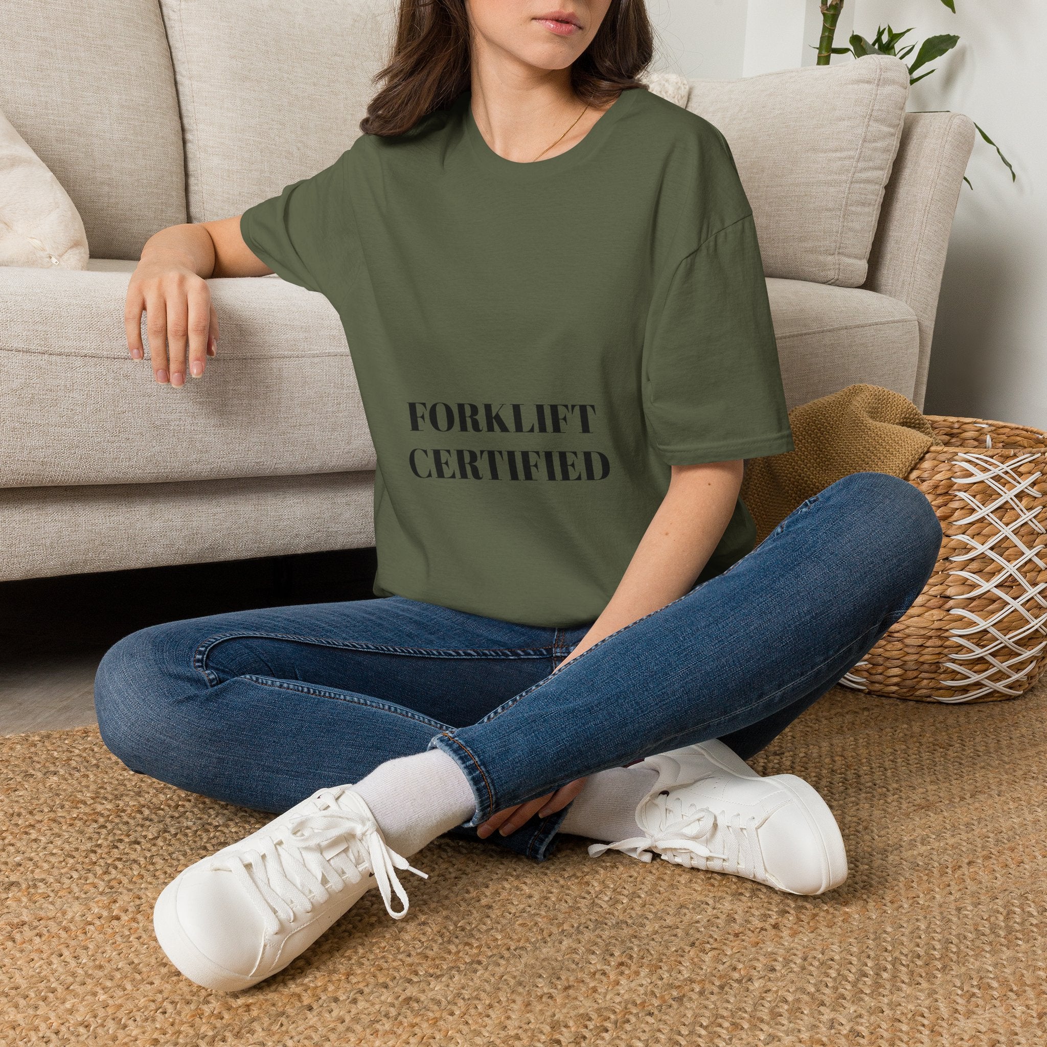 Forklift Certified T-Shirt — Industrial Worker Safety Tee